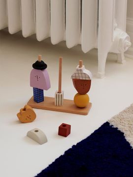 Character Stacking Blocks by Ferm Living - view 4