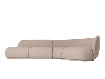 Rico Sofa Armrest Left - Soft Bouclé - Natural by Ferm Living - view 7