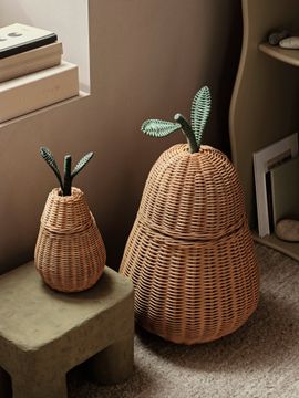 Small & Large Pear Braided Storage Gift Set by Ferm Living - view 5