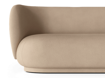 Rico Divan Left - Brushed - Sand by Ferm Living - view 3