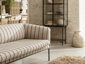 Turn Sofa 3-seater - Pasadena - Sand/Black by Ferm Living - view 4