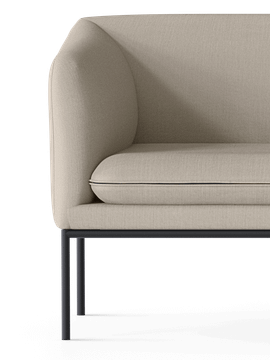 Turn Sofa 2-seater - Hot Madison - Sand by Ferm Living - view 3