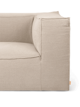 Catena Sofa Connect Corner L200 - Rich Linen - Natural by Ferm Living - view 5