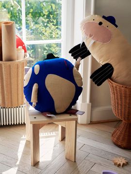 World Cushion - Bright Blue by Ferm Living - view 4