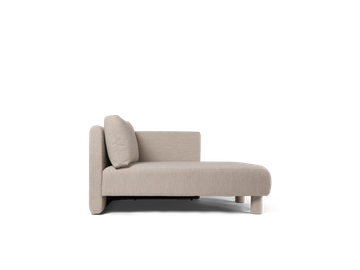 Dase Sofa Chaise Longue Right - Soft Bouclé - Natural by Ferm Living - view 7