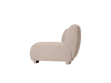 Rico Sofa Corner - Narrow - Soft Bouclé - Natural by Ferm Living - view 8