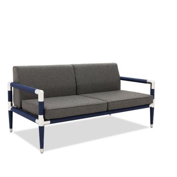 Marina 2 Seat Sofa - Blue by Indian Ocean - view 4