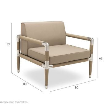 Marina Armchair - Blue Rope by Indian Ocean - view 6