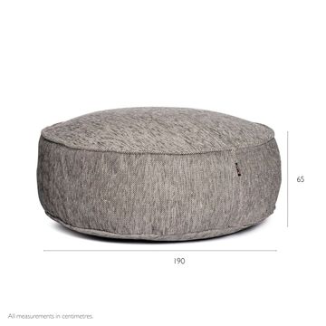 Silky Round Ottoman by Indian Ocean - view 6