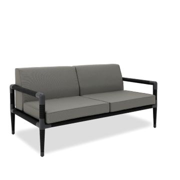 Marina 2 Seat Sofa - Black Rope by Indian Ocean - view 4