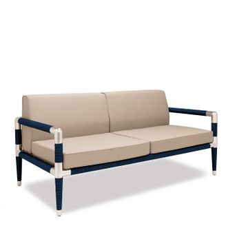 Marina 2 Seat Sofa - Blue by Indian Ocean - view 5