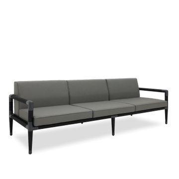Marina 3 Seat Sofa - Black by Indian Ocean - view 5