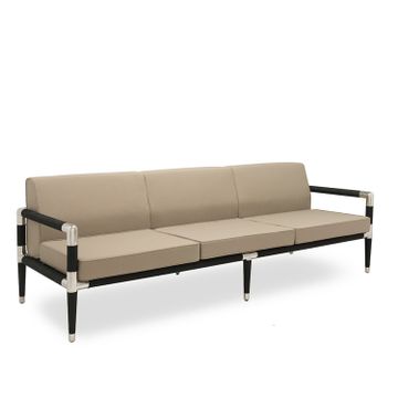 Marina 3 Seat Sofa - Black by Indian Ocean - view 8