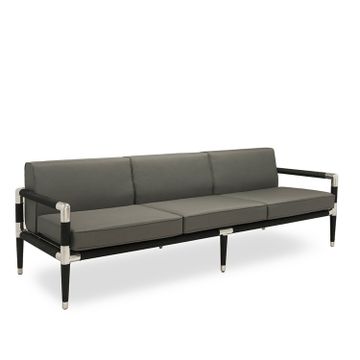Marina 3 Seat Sofa - Black by Indian Ocean - view 4