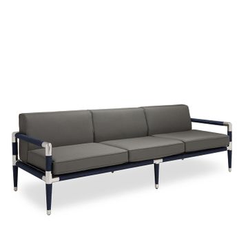 Marina 3 Seat Sofa - Blue by Indian Ocean - view 4
