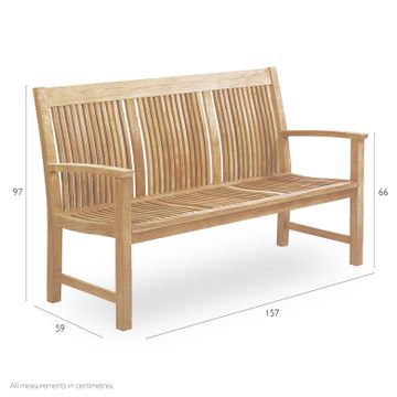 Burnham 5' Bench by Indian Ocean - view 2