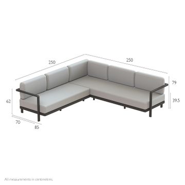 Alura Lounge Sofa Set Five by Indian Ocean - view 4