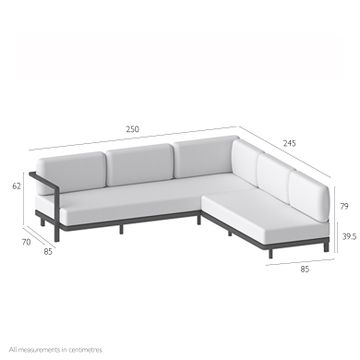 Alura Lounge Sofa Set Four by Indian Ocean - view 8