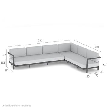 Alura Lounge Sofa Set Eight by Indian Ocean - view 4