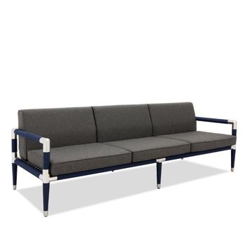 Marina 3 Seat Sofa - Blue by Indian Ocean - view 6
