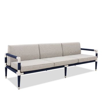 Marina 3 Seat Sofa - Blue by Indian Ocean - view 7