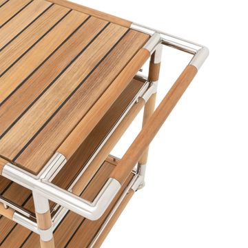 Marina Teak Drinks Trolley by Indian Ocean - view 3