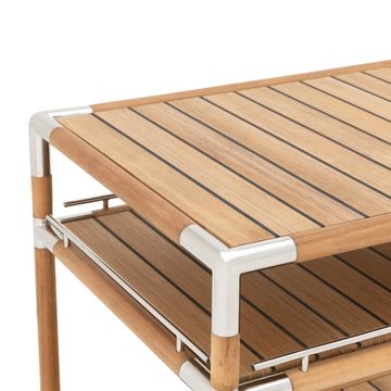 Marina Teak Drinks Trolley by Indian Ocean - view 2