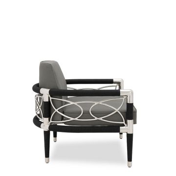 Davos Armchair Black by Indian Ocean - view 2