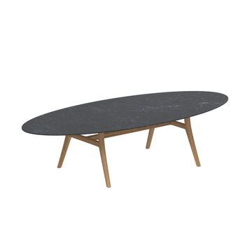 Zidiz Oval Ceramic Table by Indian Ocean - view 3