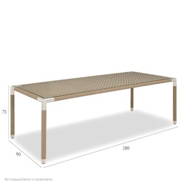 Marina 280cm Dining Table by Indian Ocean - view 7