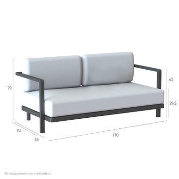 Alura Lounge 2 Seat Sofa by Indian Ocean - view 6