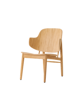 The Penguin Wooden Lounge Chair by Audo Copenhagen - view 3