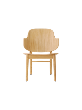 The Penguin Wooden Lounge Chair by Audo Copenhagen - view 5