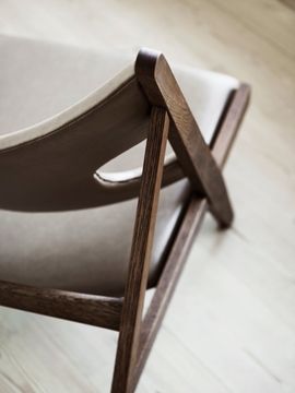 Knitting Lounge Chair, Leather by Audo Copenhagen - view 5