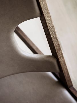 Knitting Lounge Chair, Leather by Audo Copenhagen - view 8