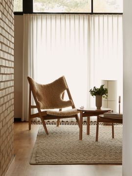 Knitting Lounge Chair, Leather by Audo Copenhagen - view 3