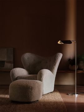 The Tired Man Ottoman, Sheepskin by Audo Copenhagen - view 4