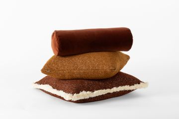Bowie Square Cushion Ginger by Jardan - view 5