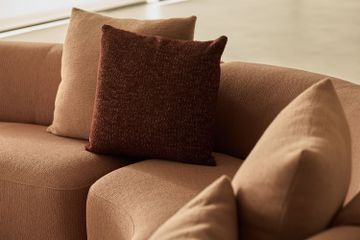 Bowie Square Cushion Ginger by Jardan - view 2