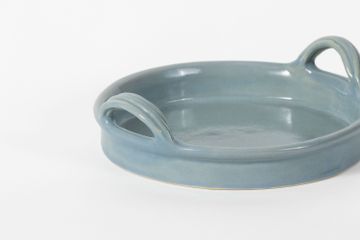 Small Piped Handle Tray Light Blue Gloss by Jardan - view 3