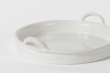 Piped Handle Tray White Gloss by Jardan - view 3