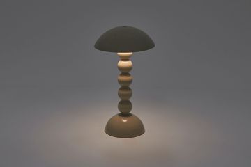 Bobbin Led Lamp Oat Lacquer by Jardan - view 4