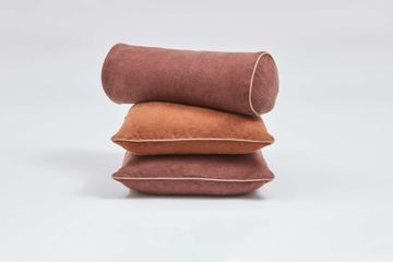 Duke Pipe Square Cushion Mahogany by Jardan - view 3