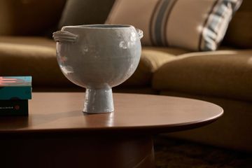 Piped Handle Vessel Light Blue Gloss by Jardan - view 6