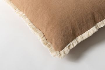 Duke Fringe Cushion Apricot by Jardan - view 2