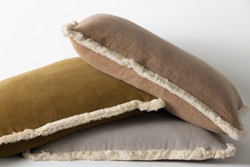 Duke Fringe Cushion Dove by Jardan - view 3