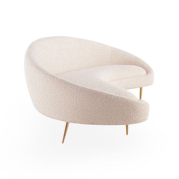 Ether 94" Curved Sofa by Jonathan Adler - view 4
