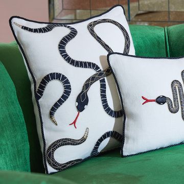Eden Embroidered Pillow by Jonathan Adler - view 4