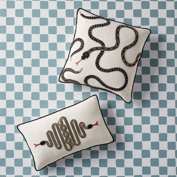 Eden Embroidered Pillow by Jonathan Adler - view 3