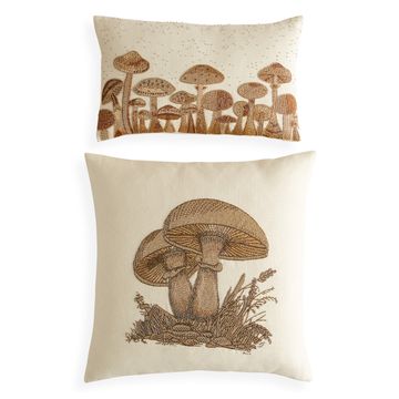 Large Mushrooms Beaded Pillow by Jonathan Adler - view 7